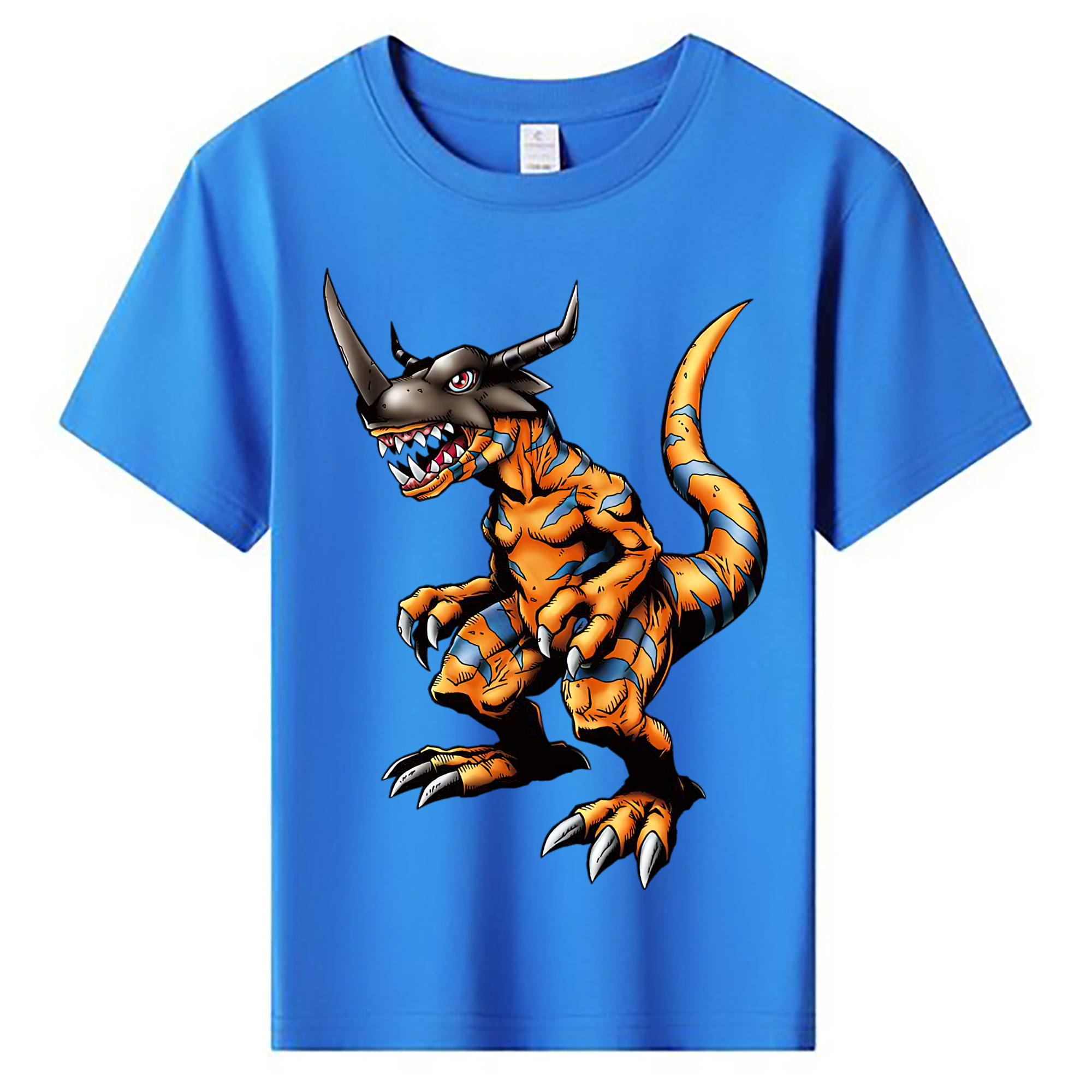 （画像用） Digimon デジタルモンスター/デジモン 綿100％キッズTシャツ（フロントプリント）